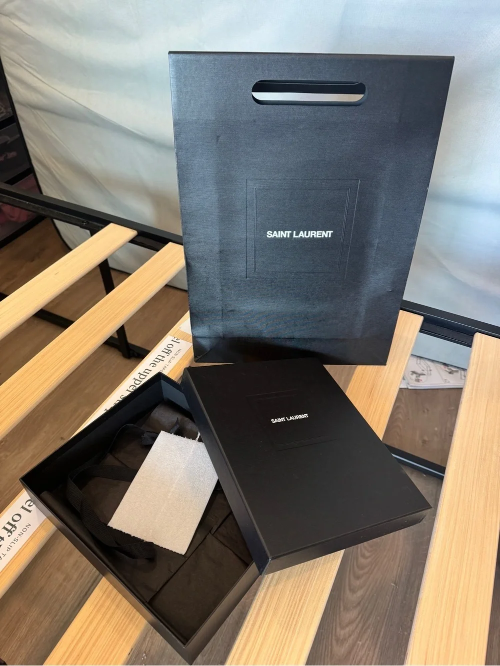 Louis Vuitton & Saint Laurent DESIGNER original bags and boxes
